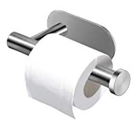 Fodlon Portarrollos Papel Higiénico- Portarrollos baño Autoadhesivo 304 Acero Inoxidable Soporte de Papel Adhesivo Sin…